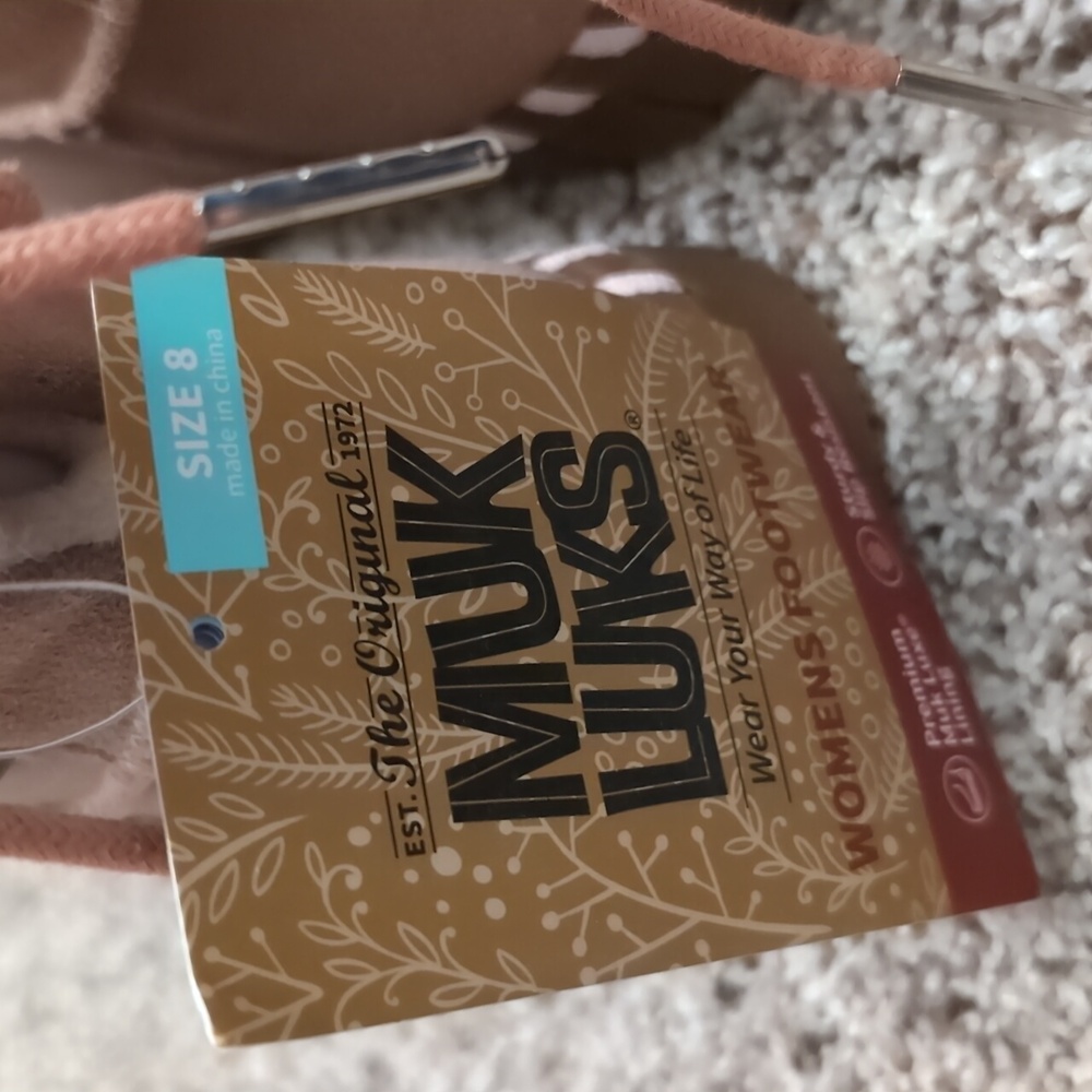 Muk Luks Flexi Albany Blush Suede Boots - Women's Size 8 - Picture 2 of 3